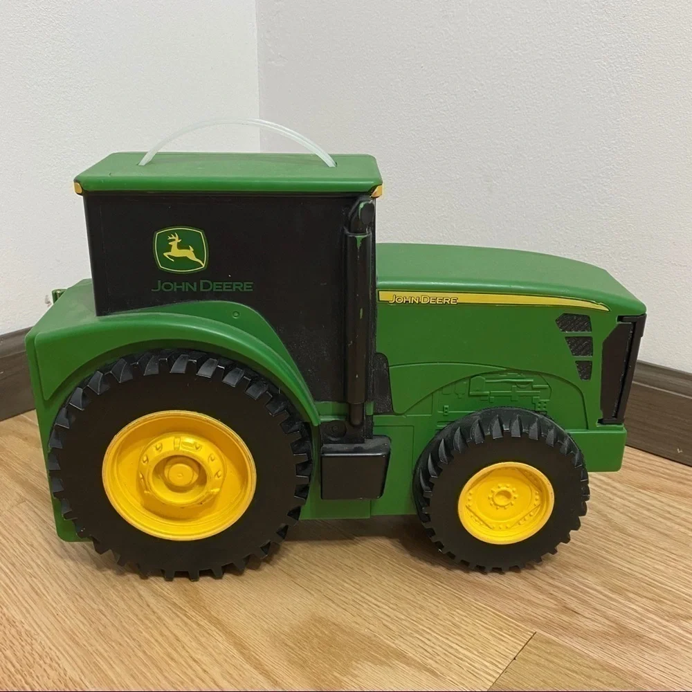 John Deere Tractor Carrying Case Green Toy Farm